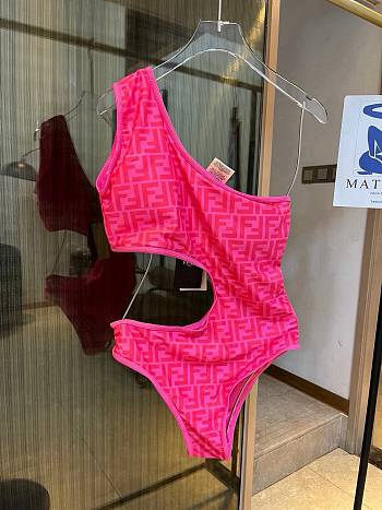 Fortok Fendi Swimsuit Hot Pink