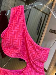 Fortok Fendi Swimsuit Hot Pink - 4