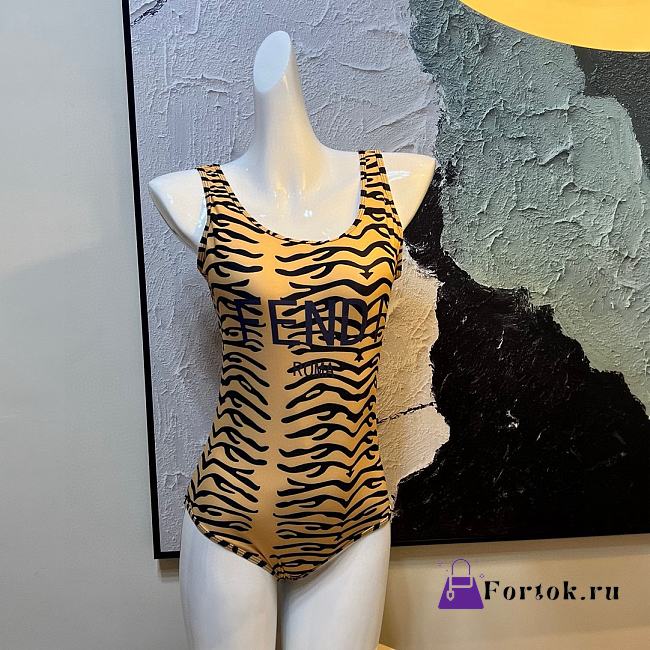 Fortok Fendi Swimsuit Yellow - 1