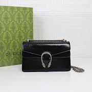 Fortok Gucci Dionysus shoulder bag black patent leather 28X16X10.5cm - 1