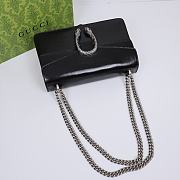 Fortok Gucci Dionysus shoulder bag black patent leather 28X16X10.5cm - 5