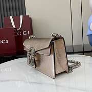 Fortok Gucci Dionysus Medium Bag Rose Gold Patent Leather 25x 13.5x 7cm - 4