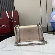 Fortok Gucci Dionysus Medium Bag Rose Gold Patent Leather 25x 13.5x 7cm - 3