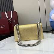 Fortok Gucci Dionysus Medium Bag Yellow Gold Patent Leather 25x 13.5x 7cm - 6