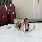 Fortok Gucci Dionysus Mini Bag Rose Gold Patent Leather 16.5 x 10 x 4cm - 6