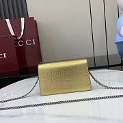 Fortok Gucci Dionysus Mini Bag Yellow Gold Patent Leather 16.5 x 10 x 4cm - 2
