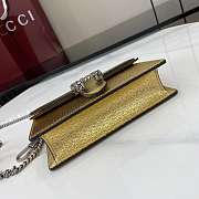Fortok Gucci Dionysus Mini Bag Yellow Gold Patent Leather 16.5 x 10 x 4cm - 6