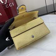 Fortok Gucci Dionysus Mini Bag Yellow Gold Patent Leather 16.5 x 10 x 4cm - 5