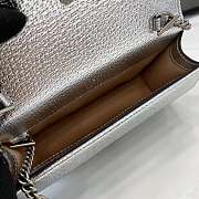 Fortok Gucci Dionysus Mini Bag Silver Patent Leather 16.5 x 10 x 4cm - 2
