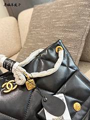 Fortok Chanel 2026 New Collection Shopping Bag Black 35cm - 3