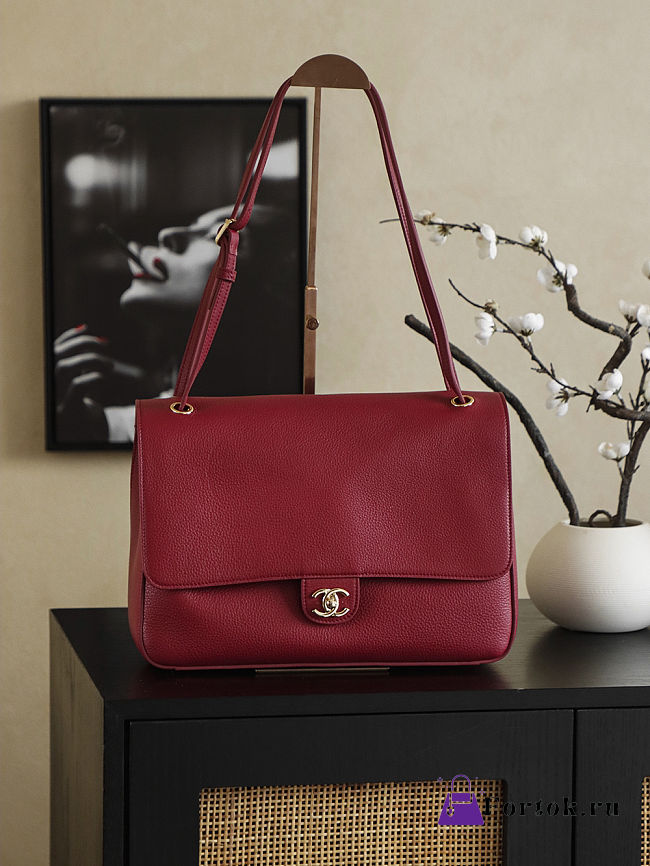 Fortok Chanel Spring/Summer 2026 Collection Chanel Maxi Flap Bag calfskin 33×23×11cm - 1