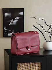 Fortok Chanel Spring/Summer 2026 Collection Chanel Maxi Flap Bag calfskin 33×23×11cm - 5
