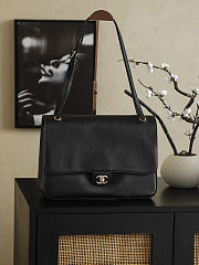 Fortok Chanel Spring/Summer 2026 Collection Chanel Maxi Flap Bag Black calfskin 33×23×11cm - 1