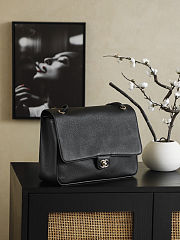 Fortok Chanel Spring/Summer 2026 Collection Chanel Maxi Flap Bag Black calfskin 33×23×11cm - 2