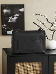 Fortok Chanel Spring/Summer 2026 Collection Chanel Maxi Flap Bag Black calfskin 33×23×11cm - 5