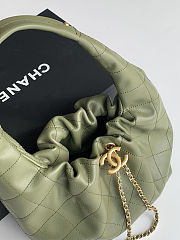 Fortok Chanel Cruise 2025/26 New Collectiom Hobo Handbag Green 32-24-12cm - 6