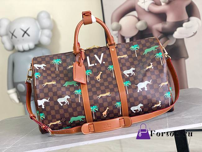 Fortok Louis Vuitton  LV x The Darjeeling Limited collection Keepall Bandoulière 50cm - 1