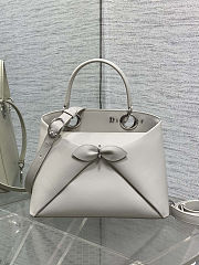 Fortok Dior Cigale bag White 28*10*22cm - 3
