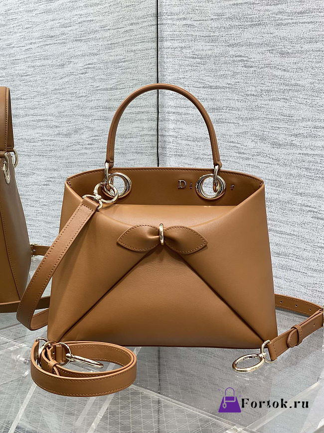 Fortok Dior Cigale bag Brown 28*10*22cm - 1