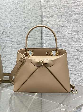 Fortok Dior Cigale bag Beige 28*10*22cm