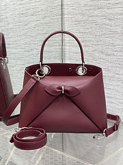 Fortok Dior Cigale bag Burgundy 28*10*22cm - 1