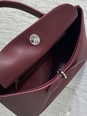 Fortok Dior Cigale bag Burgundy 28*10*22cm - 3