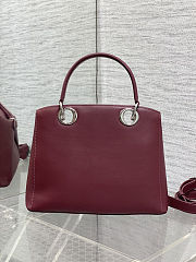 Fortok Dior Cigale bag Burgundy 28*10*22cm - 2