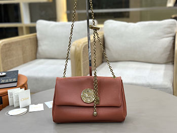 Fortok Chloé Heritage shoulder bag Red 26*15*5cm