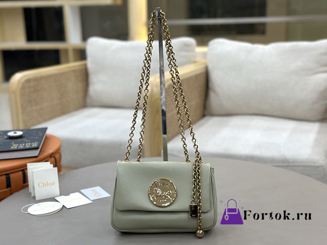 Fortok Chloé Heritage shoulder bag Small Green 21*13*5cm - 1
