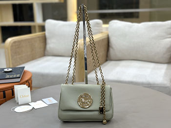 Fortok Chloé Heritage shoulder bag Small Green 21*13*5cm