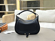 Fortok Chloé Marcie hobo bag Black 37*25*9.5cm - 1