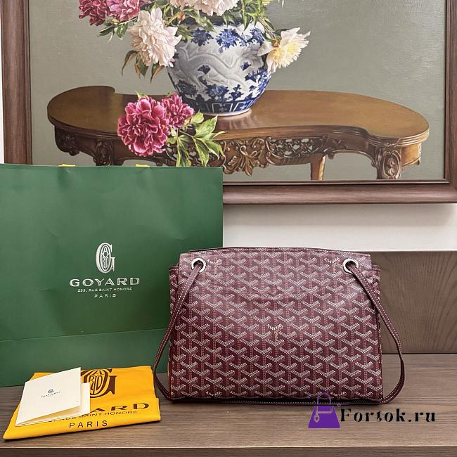 Fortok Goyard Rouette bag Burgundy 30x 22x 14cm - 1