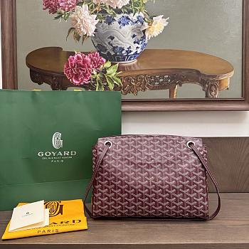 Fortok Goyard Rouette bag Burgundy 30x 22x 14cm