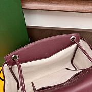 Fortok Goyard Rouette bag Burgundy 30x 22x 14cm - 5