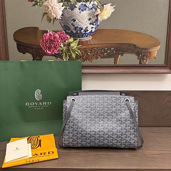 Fortok Goyard Rouette bag Grey 30x 22x 14cm