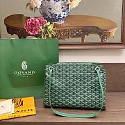 Fortok Goyard Rouette bag Green 30x 22x 14cm - 5