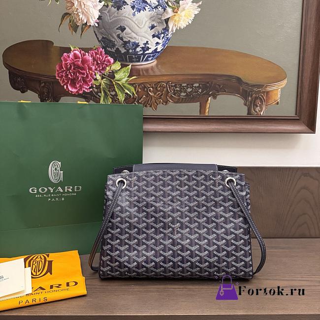 Fortok Goyard Rouette bag Navy Blue 30x 22x 14cm - 1