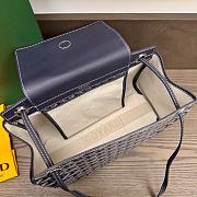 Fortok Goyard Rouette bag Navy Blue 30x 22x 14cm - 6