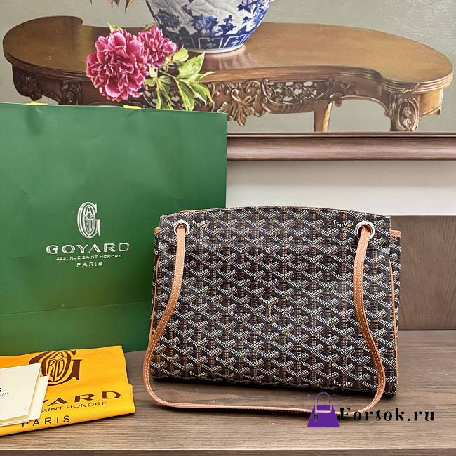 Fortok Goyard Rouette bag Brown 30x 22x 14cm - 1