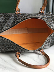 Fortok Goyard Boston bag 45 Brown 48×22×27cm - 3