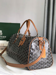Fortok Goyard Boston bag 45 Brown 48×22×27cm - 4