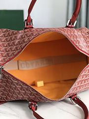 Fortok Goyard Boston bag 45 Red 48×22×27cm  - 2