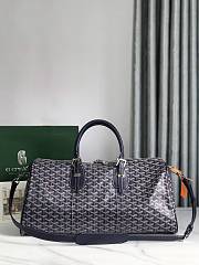 Fortok Goyard Boston bag 45 Navy Blue 48×22×27cm - 1