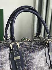 Fortok Goyard Boston bag 45 Navy Blue 48×22×27cm - 6