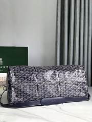 Fortok Goyard Boston bag 45 Navy Blue 48×22×27cm - 5