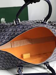Fortok Goyard Boston bag 45 Navy Blue 48×22×27cm - 4