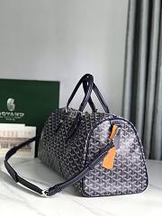 Fortok Goyard Boston bag 45 Navy Blue 48×22×27cm - 3
