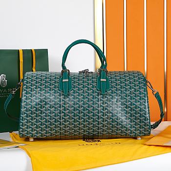 Fortok Goyard Boston bag 45 Green 48×22×27cm