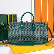 Fortok Goyard Boston bag 45 Green 48×22×27cm - 5