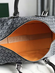 Fortok Goyard Boston bag 45 Grey 48×22×27cm - 5